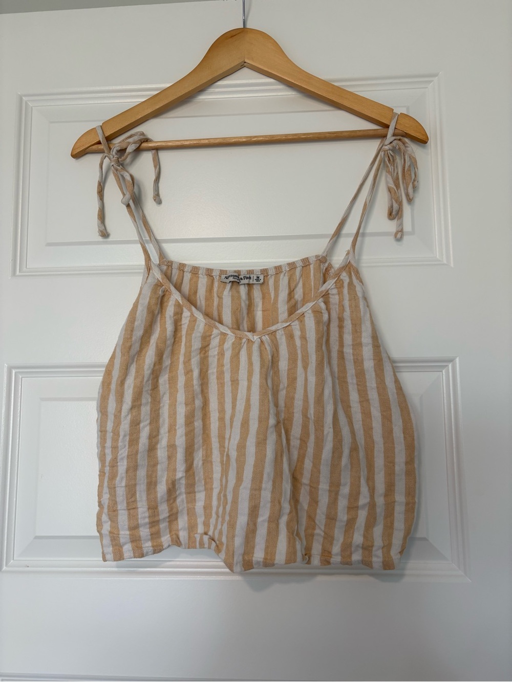 Abercrombie & Fitch Striped Crop Top Sleepwear Casual Wear Size Medium